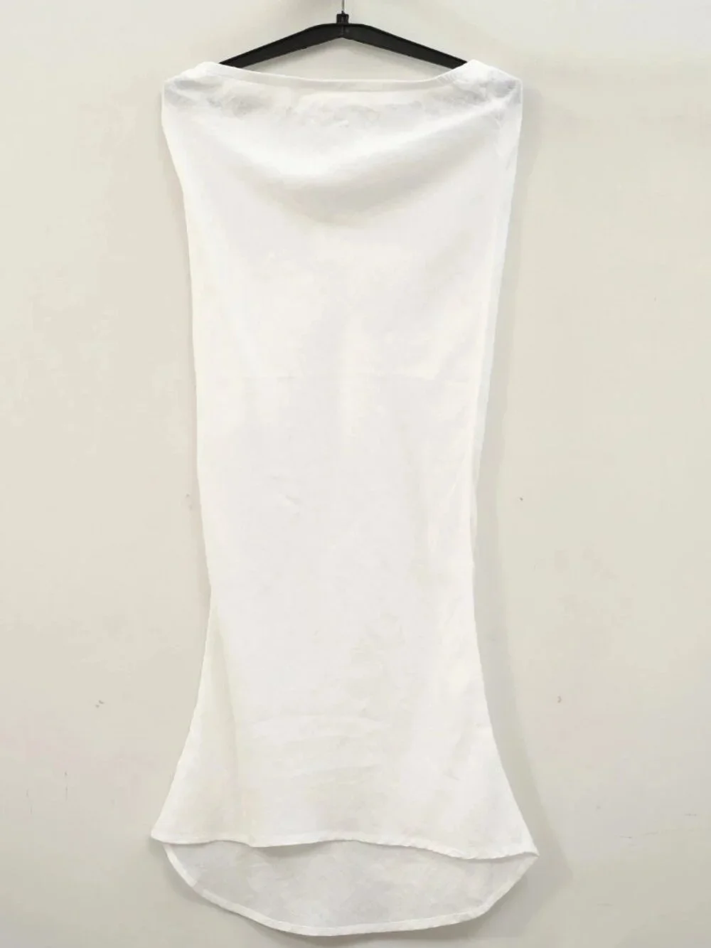 James Perse Los Angeles Linen Canvas Midi Skirt Pull-on Asymmetrical S 290336